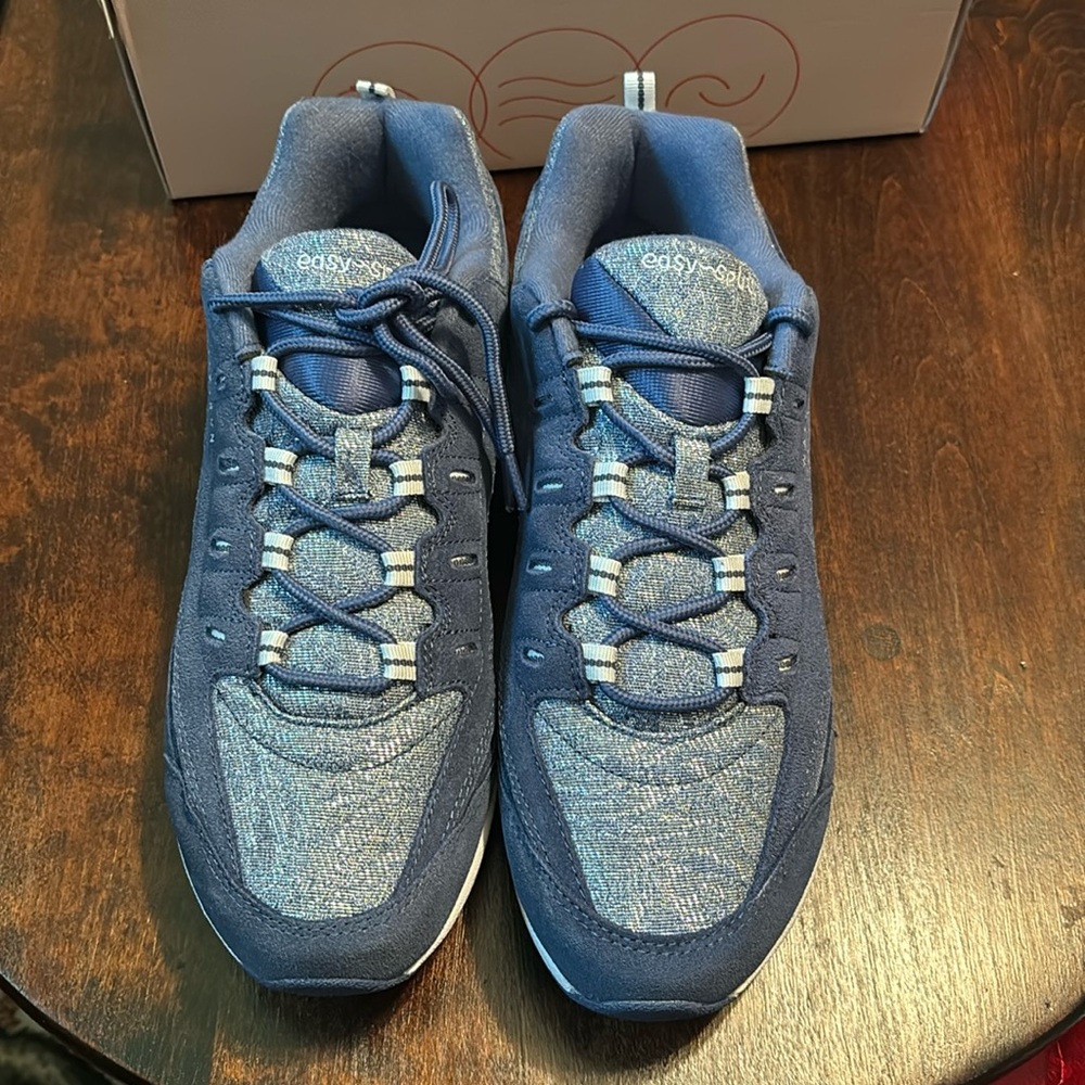 Easy Spirit Blue Sparkle Sneakers